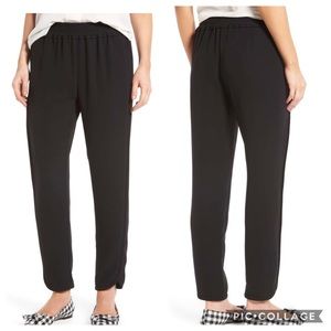 J.Crew Black Reese Matte Crepe Pull On Size 6P